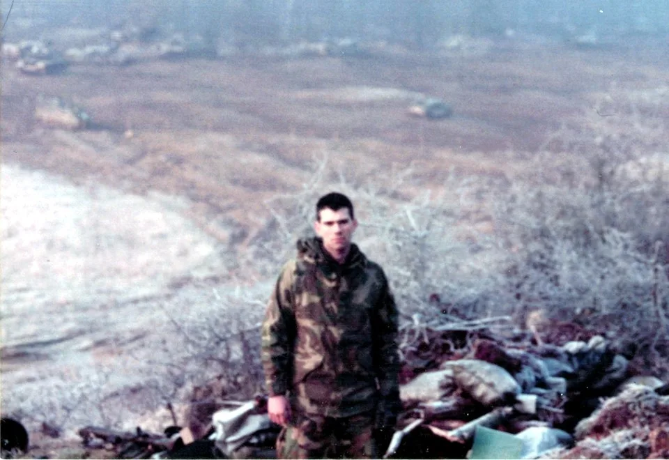 Alex in the field in Germany