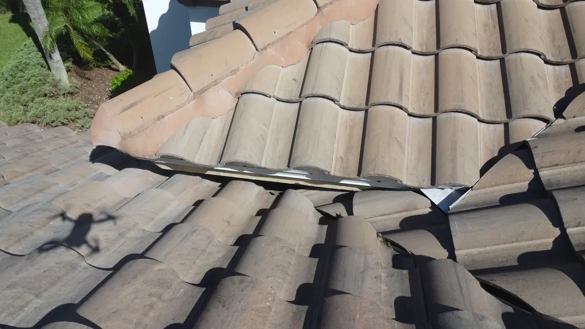 New barrel tile on a Bonita Springs roof