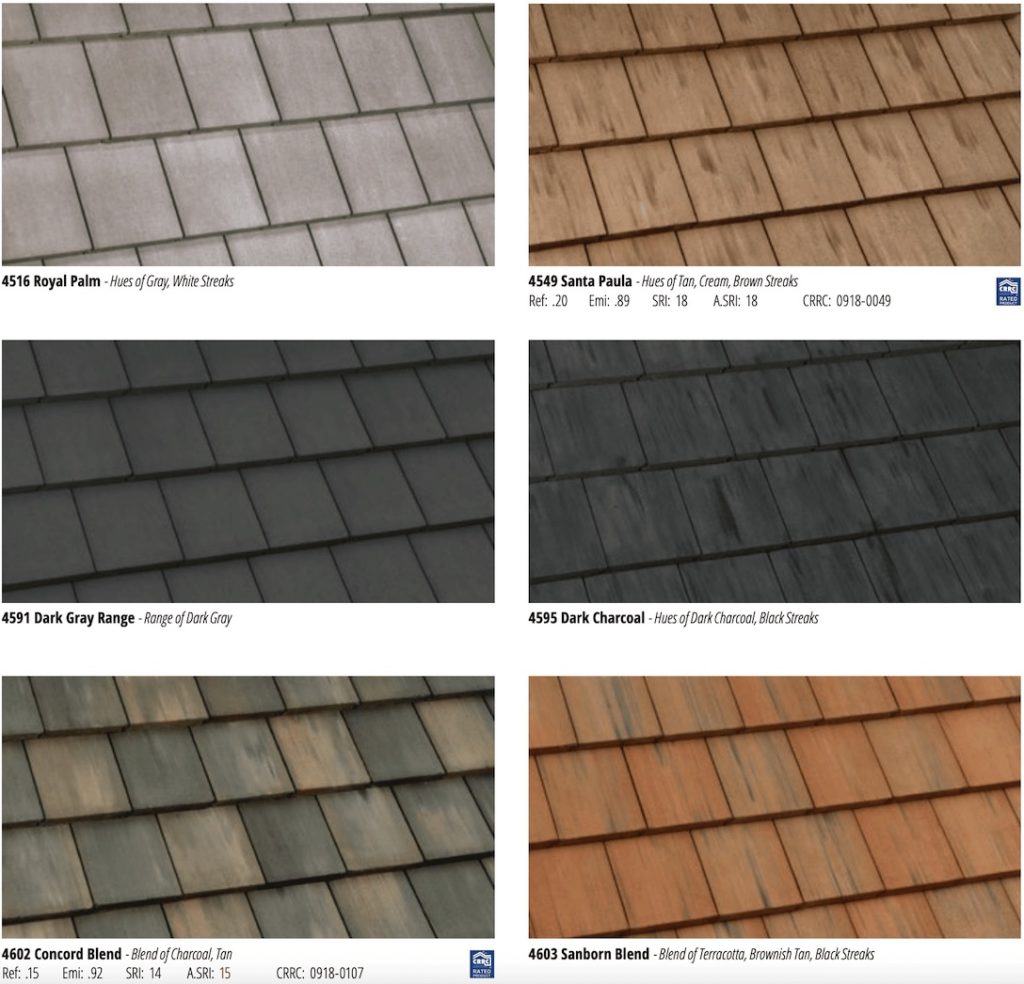 tile roof colors naples florida